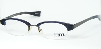 Mikli M0203 col 04 BLUEBERRY /BROWN /CHARCOAL-GREY EYEGLASSES GLASSES 48-17-138