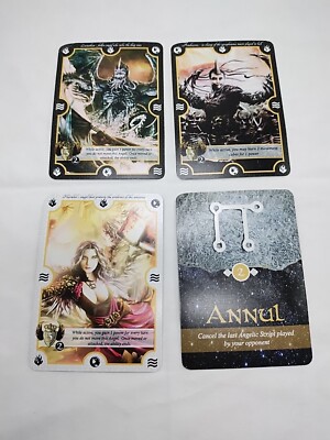 (4) Regnum Angelica Board Game Cards