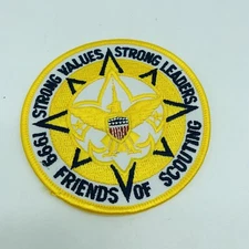 1999 Friends of Scouting Strong Values Strong Leaders Patch