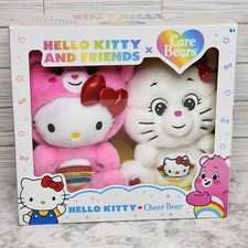 Sanrio x Care Bears Hello Kitty and Cheer Bear Plush 2 pack 10 in Plush
