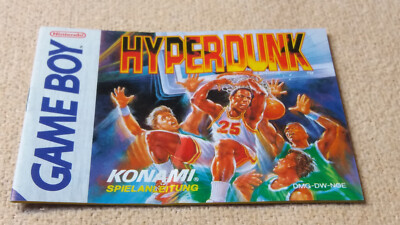 Hyperdunk Anleitung Nintendo Gameboy sehr guter Zustand