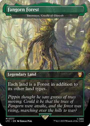 英語 ウークタビー・オランウータン MTG foil FANGORN #407 FOIL SURGE COMMANDER MIDDLE-EARTH OF TALES MTG 2023 4枚セット プロモ マジック：ザ・ギャザリング