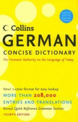 Collins German Concise Dictionary by Lorna Sinclair-Knight (2007)