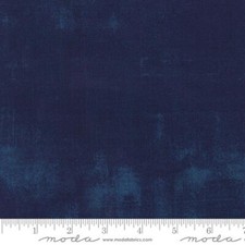 Moda Fabric - Grunge Basics Navy - Sold by 1/2 Yard Increments, Cut Continuously