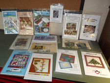 Lot 14 ea Quilt Patterns f/Quilts/Baby Items/Ornaments, etc. New