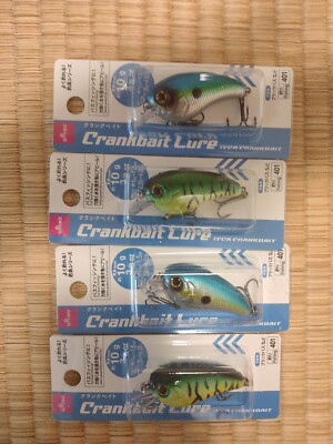4set Lot Crankbait 7cm/10g Minnow Fishing Lure Hook Tackle Hard Bait Japanese