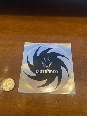 Disturbed - Awesome-4x4” (we need Circle) Sticker RARE + free, flag ...