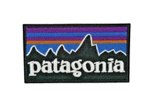 Patagonia Mountains Embroidered 3in Iron / Sew-On Patch