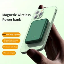 Wireless Power Bank 10000mAh Backup Fast Portable USB Charger External Battery