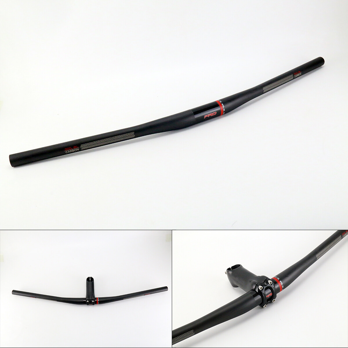 MTB Handlebar Mountain Bike Flat Bar Carbon Fiber Downhill Handle  Bars 9°