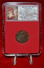 Ancient Byzantine Empire Coin MANUEL I St. George Bronze Tetarteron — photo 2