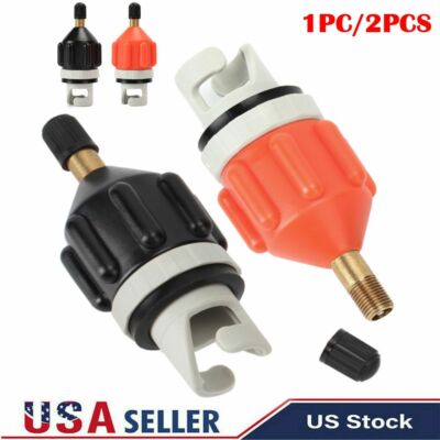 1-2X Sup Electric Pump Adaptor Inflatable Boat Accessory Paddle Board Air Valve