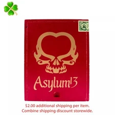 Asylum 13 Corojo 60 x 6 Empty Wood Cigar Box 6.5" x 5.25" x 5.25"