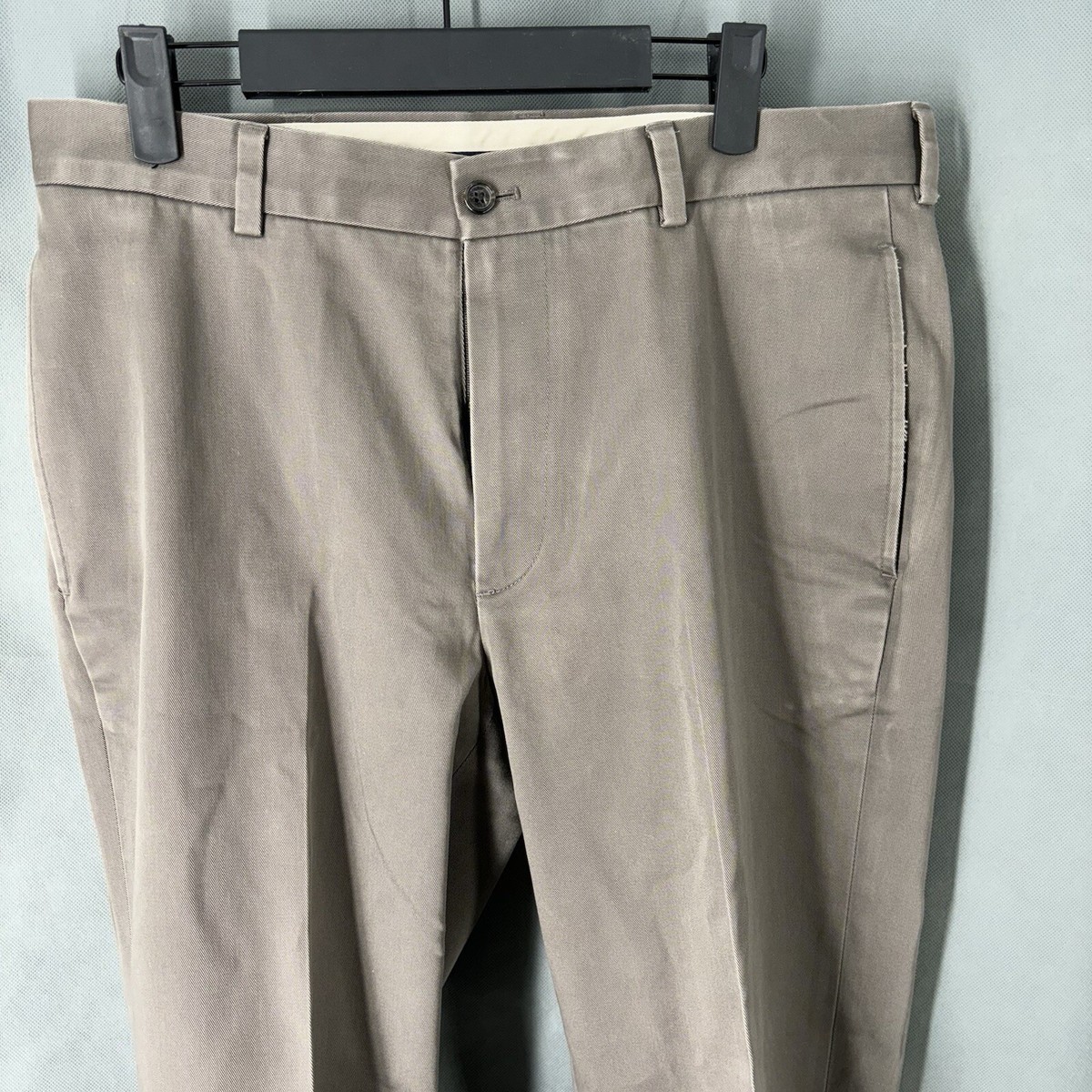 Pantalon Chino Brooks Brothers Homme – Taille 33x30, Beige, Coupe Clark Advantage