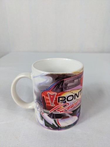 Pontiac Racing Team Coffee Mug Race Car NASCAR Vintage Retro Sublimation - Picture 2 of 6