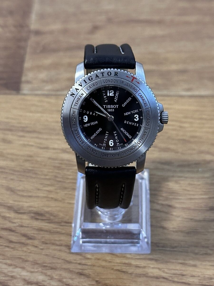 NWT 2001 Tissot Navigator “World Time” N250 Rarest Stainless NWT 2001 Tissot Navigator “World Time” N250 Rarest Stainless