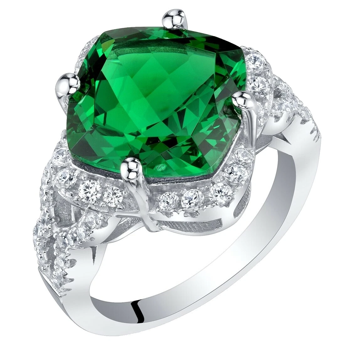 Emerald 5 Ring Fashion Rings