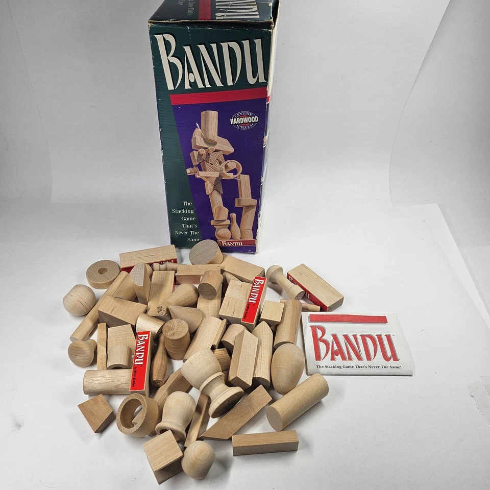 Bandu Wooden Stacking Game Individual Wood Block Replacement Pieces YOU PICK - Image 2 of 4