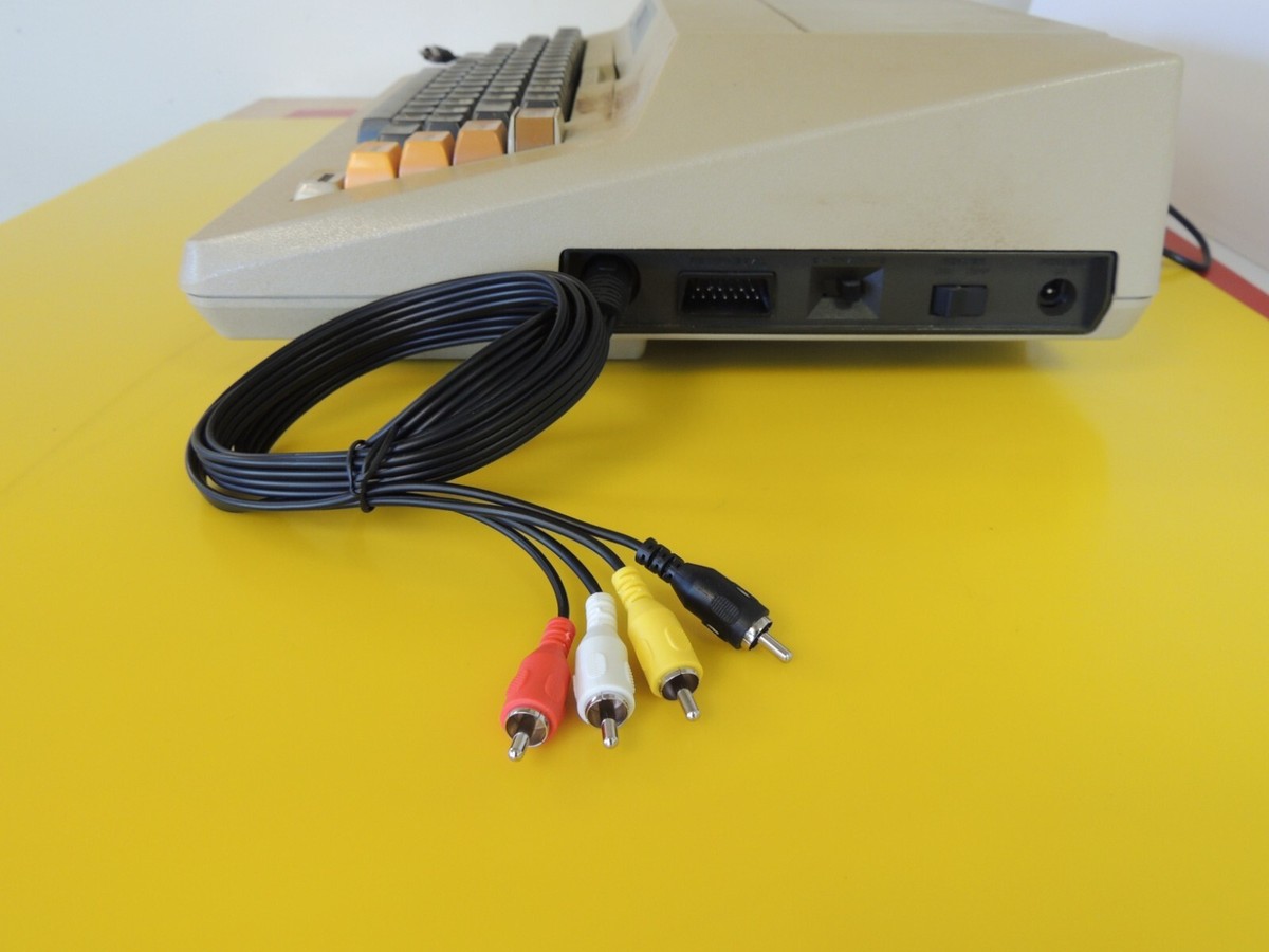 Composite Video & Audio TV DIN Cable For Atari 8 Bit Computer 800