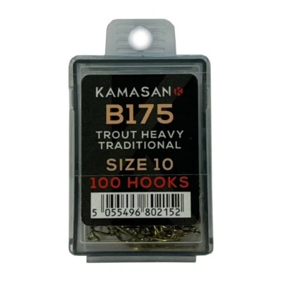 Kamasan B175 Haken, Fliegenbindehaken Angelhaken, Weltklasse Angelhaken