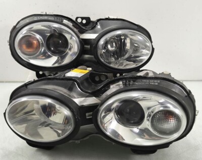 2002-08 HELLA 1 Pairs Jaguar X-type XTYPE Front OEM Headlights 
