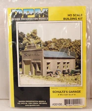 Design Preservation Models - #201(00) Schultz's Garage -  Kit - HO Scale - NIB