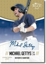 MICHAEL GETTYS 2014 Rize Rookie Autograph GOLD AUTO RC LE/200