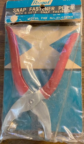 Vintage Royal Snap Fastener Plier - USED