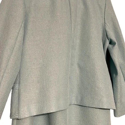 Ensemble costume jupe blazer femme taille 12 petites poches bleues Koret tenue carrière - Photo 8 sur 13