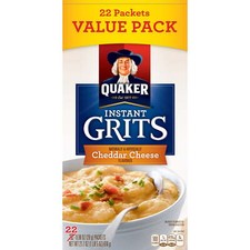 Instant Grits, Cheddar Cheese, 0.99 oz, 22 Packets