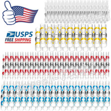 1000PCS Solder Seal Sleeve Heat Shrink Butt Wire Connectors Terminals Waterproof