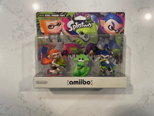 Splatoon Amiibo 3-Pack Sealed, First Print