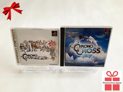 Lot Sony PlayStation Chrono Trigger Chrono Cross JP PS Set