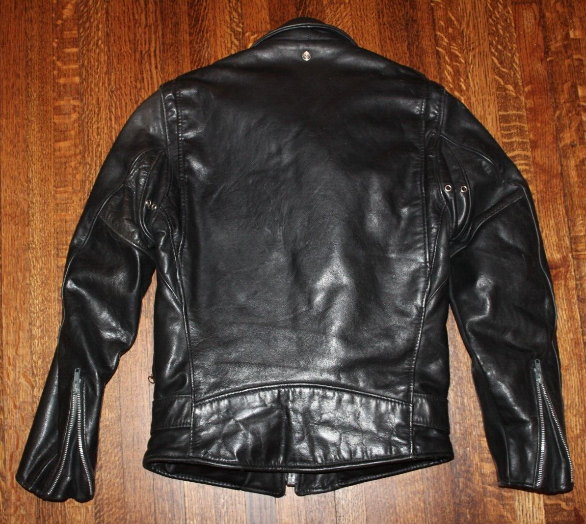 80's Schott Perfecto 118 Double Leather Riders Jacket Size 80's Schott Perfecto 118 Double Leather Riders Jacket Size