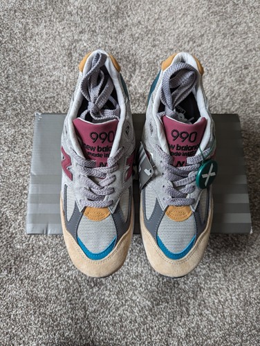 Size 8 - New Balance 990v2 Made in USA Gray Multi 2021 - Picture 2 of 10