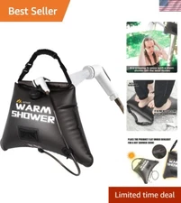 3rd Gen 4 Gallon Solar Shower Bag for Camping - Durable Outdoor Shower Kit