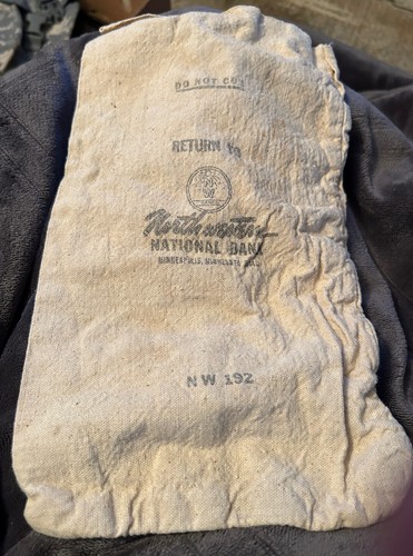 MONEY COIN BAG from NORTHWESTERN NATIONAL BANK of MINNEAPOLIS MN (Wells Fargo) - Picture 1 of 4