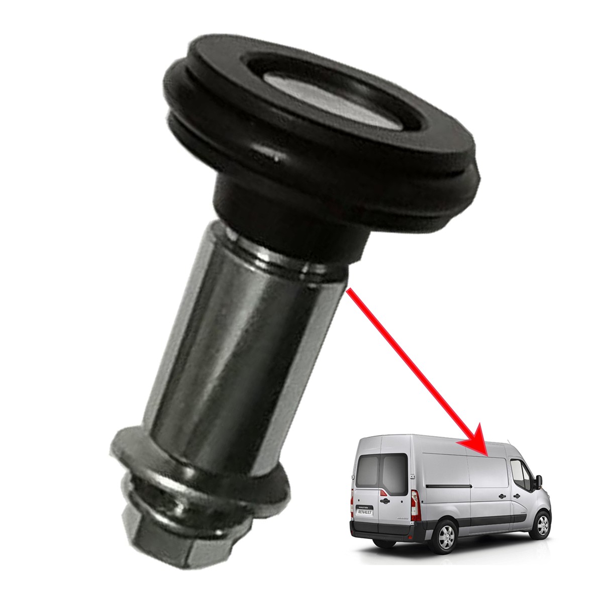 Untere Führungsrolle Schiebetür - Für Master 3, Movano B, NV400 Kompatibel