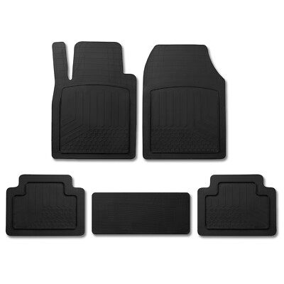 Fußmatten Gummimatten 3D Matte für Renault Captur Gummi Schwarz 5tlg