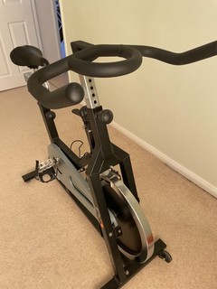 V Fit SCP 1 Aerobic Training Cycle Spin Bike. 18kg Fly Wheel