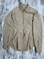 J&ANS Dolce & Gabbana Vintage Beige Cotton Shirt Size XL