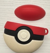 Pokemon Pokeball Airpod Pro Case Silicone Case Cover, Ring Holder, Key Chain
