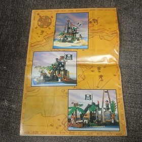 Lego Forbidden Island PIRATES Vtg Instruction Assembly Retired Manual ONLY 6270