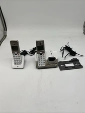 AT&T EL52313 2-Handset Cordless Phone Answer System w/ Caller ID Tested Working