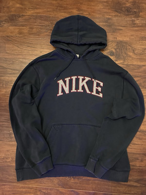 vintage navy nike hoodie