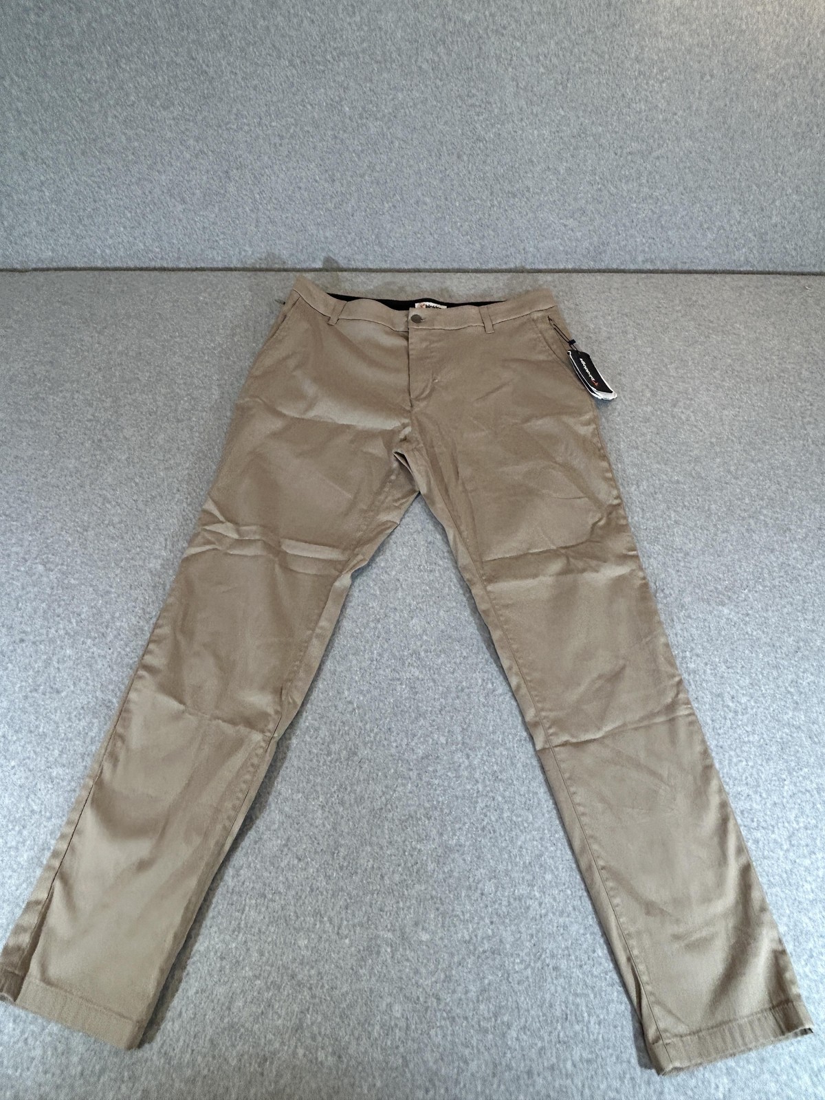 Birddogs Pants Mens 36x32 Khaki Tan Stretch Chino Performance Casual Golf