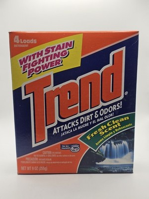 TREND POWDER DETERGENT 4 LOADS / 9OZ Sealed