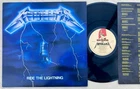 Metallica Ride the Lightning UK 1st vinyl press 1984 MFN 27 beige labels A1 B1