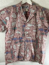 Vintage 70s paradise style hawaiian shirt Medium Fish Free Shipping