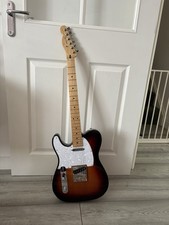 Left Handed Fender Player Telecaster *Modified* In Sunburst Electric Guitar